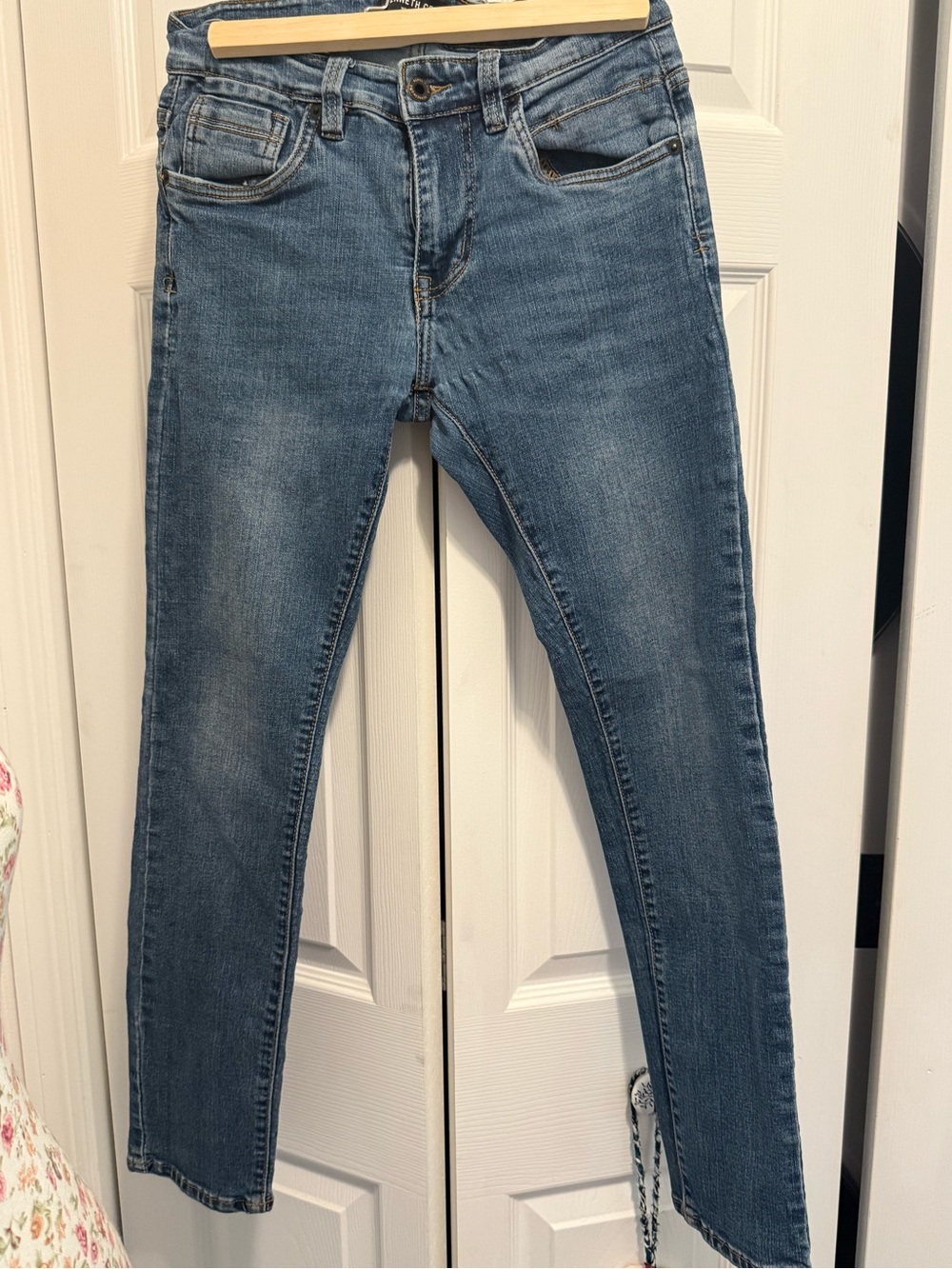 Kenneth Cole Men's Skinny Jeans - Medium Blue Wash